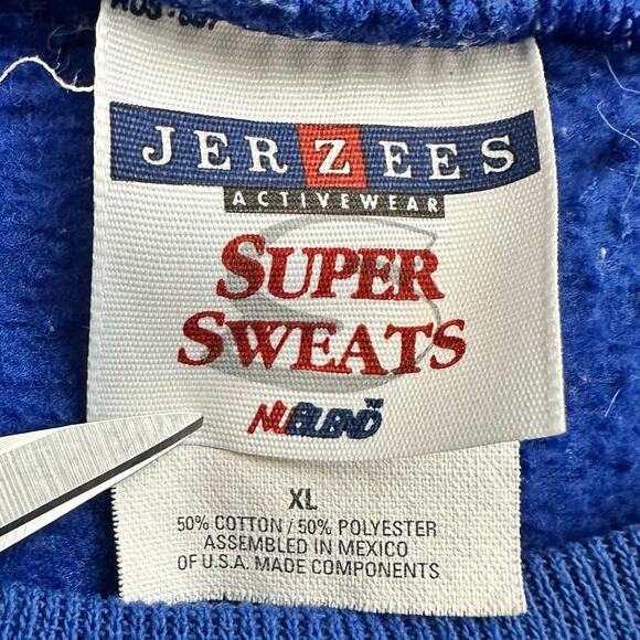 Vintage Gull Lake Blue Devils Richland Michigan Crew Neck Sweatshirt Size XL - Picture 4 of 6